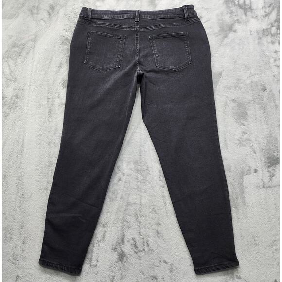 Maurices Jeans Womens XL Black Mid Rise Skinny Leg Jegging Ankle Stretch Denim - Picture 3 of 13